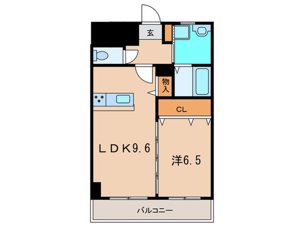 ブライトハーツ門司駅前通りの物件間取画像